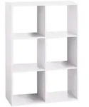 FIVE - Holzregal mit 6 F&auml;chern, 67,5 x 32 x 100,5 cm
