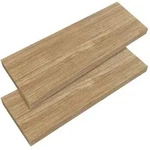 Casaria 2x Wandregal Eiche mit Halterung 70cm Schwebend