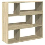 vidaXL B&uuml;cherregal/Raumteiler Sonoma-Eiche 100x33x94,5 cm