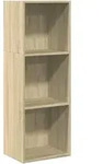 vidaXL B&uuml;cherregal Sonoma-Eiche 40x30x114 cm Holzwerkstoff