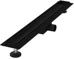 LuxeBath Duschrinne 70 cm 2-in-1 befliesbar &ndash; Extra flacher Edelstahl-Bodenablauf