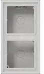Jung Aufputz-Kappe 2fach lgr LS 582 A LG LS582ALG