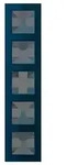 Jung Glasrahmen 5fach AC 585 GL NB AC585GLNB