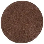 vidaXL Handgefertigter Sitzpuff Braun 40 x 45 cm Jute