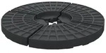 Outsunny - Sonnenschirmgewicht - 48L x 48B x 8H cm - schwarz
