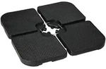 Outsunny - Sonnenschirmgewicht - 100L x 100B x 8H cm - schwarz