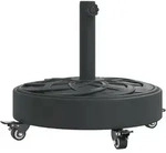 vidaXL Sonnenschirmst&auml;nder mit Rollen f&uuml;r &Oslash;38/48 mm Mast 27 kg Rund
