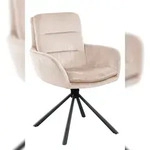 SalesFever Armlehnstuhl mit 360&deg; Drehfunktion | Stoffbezug in Cord-Optik 