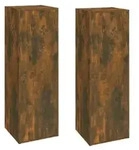 vidaXL TV-Schr&auml;nke 2 Stk. R&auml;uchereiche 30,5x30x90 cm Holzwerkstoff