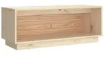 vidaXL TV-Schrank 90x35x35 cm Massivholz Kiefer