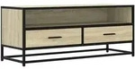 vidaXL TV-Schrank Sonoma-Eiche 100x34,5x40 cm Holzwerkstoff und Metall