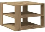 vidaXL Couchtisch Artisan-Eiche 58x58x40 cm Holzwerkstoff
