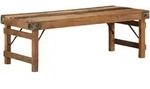 vidaXL Couchtisch 110x55x40 cm Aus recyceltem massivem Holz