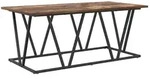 vidaXL Couchtisch Ger&auml;ucherte Eiche 100 x 50 x 40 cm