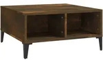 vidaXL Couchtisch R&auml;uchereiche 60x60x30 cm Holzwerkstoff