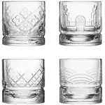 La Roch&egrave;re La Rochere Dandy Set mit 4 verschiedenen CL25-Whiskygl&auml;sern