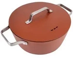 San Ignacio Agros reeco &ndash; 28 cm gro&szlig;er Kochtopf mit geschmiedetem Aluminiumdeckel,