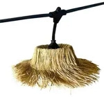 Lumisky TAHITI Lichterkette, verbindbar, 42xE27, 27 m Stroh Beige