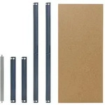 shelfplaza HOME 80x40 cm Fachboden-Set in blau f&uuml;r HOME Schwerlastregale mit...