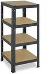 shelfplaza HOME 100x40x40 cm Schwerlastregal in anthrazit mit 4 B&ouml;den und 175 kg