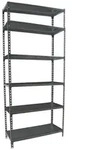 SimonRack Metallregal, 2500x1000x300 mm, 6 Ebenen, Metallboden, 180 kg...