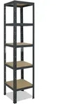 shelfplaza HOME 155x50x50 cm Schwerlastregal in anthrazit mit 5 B&ouml;den und 175...