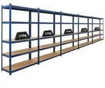 PROREGAL MegaDeal 5x Schwerlastregal Ragnar, HxBxT 180x120x40cm, Fachlast 175kg,