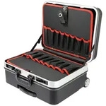 HMF 15602-02 Werkzeugtrolley leer, Werkzeugkoffer aus ABS-Kunststoff mit...