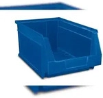 Tayg Sichtlagerkasten, stapelbar, Kunststoff, 420 x 270 x 175 mm, Blau