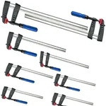 Vago-Tools 12 tlg Set Schraubzwingen 150/200/250*50mm je 4 Leimzwinge...
