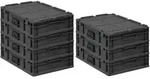 PROREGAL SuperSparSet 7x Eurobox NextGen Portable, HxBxT 13,5x40x60cm, 23 Liter,