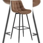 CLP Barhocker Dartford braun/Samt