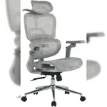 CLP B&uuml;rostuhl Jenson Netzstoff HBT: 109x71x72 cm grau