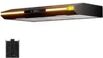 CIARRA Unterbauhaube A+ 322 m3/h-3 Stufen Einbau-Dunstabzugshaube 90 cm...