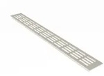 MS Beschl&auml;ge T&uuml;rgitter Wei&szlig; RAL9010 Stegblech 60mm x 1000mm L&uuml;ftungsgitter