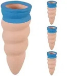 Relaxdays Tonkegel Bew&auml;sserung, 4er Set, f&uuml;r 1,5L Flaschen, Gie&szlig;hilfe f&uuml;r