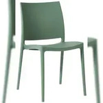 CLP Gartenstuhl Meton Kunststoff HBT: 81x42x49 cm oliv
