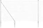 vidaXL Zaunpfosten Silber 25 x 1,6 m (12 x 12 mm Netz) Stahl