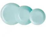 Luminarc Diwali T&uuml;rkis Opal Geschirr 18 Teile - 6 Personen