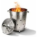 XL Feuertonne verzinkt 75L Verbrennungtonne