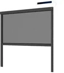 Hecht Insektenschutz Rollo elektrisch Solar 130x160 anthrazit 101830307-VH
