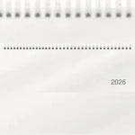 rido&reg; id&eacute;&reg; 70-31 701 006 Tischkalender 2026 - 1 Woche / 2 Seiten, 30,7 x 10,5 cm,