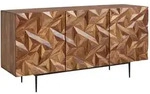 Sideboard FineBuy Kommode 144x72x47 cm Holz Massiv Anrichte Modern Standschrank