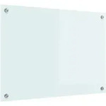 vidaXL K&uuml;chenr&uuml;ckwand Wei&szlig; 70 x 50 cm Geh&auml;rtetes Glas