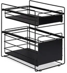 Relaxdays Schubladenregal, mit 2 K&ouml;rben, Unterschrank Organizer, K&uuml;che und Bad,