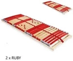 Coemo 2 St&uuml;ck Lattenrost RUBY NV 7-Zonen 90 x 200 cm Lattenrahmen starr