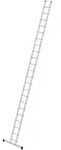 PROREGAL Sprossen-Anlegeleiter 350 mm breit mit Standard-Traverse 22 Sprossen