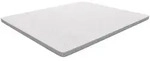 MiaSuite Topper 120x200 aus Memory Foam - 7 cm hoch, abziehbar, differenzierten