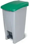 BRB Tretabfalleimer mit Rollen, Inhalt 60 Liter, HxBxT 700 x 380 x 490 mm,...
