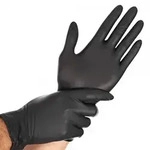 HYGOSTAR Nitrilhandschuhe puderfrei Safe Light Schwarz Gr&ouml;&szlig;e L 1000 St&uuml;ck 24...